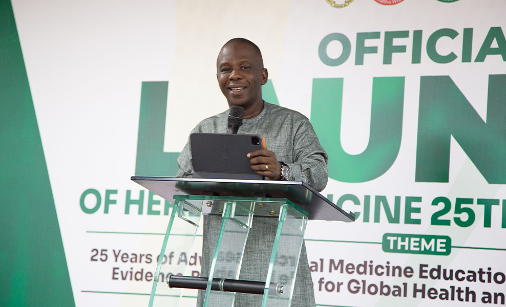 Prof. Alex Asase, Executive Director of the Centre for Plant Medicine Research